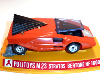 自動車 POLITOYS M23 STRATOS BERTONE HF 1600 POLITOYS POLISTIL M23 Scale 1/43 | LANCIA STRATOS HF 1600